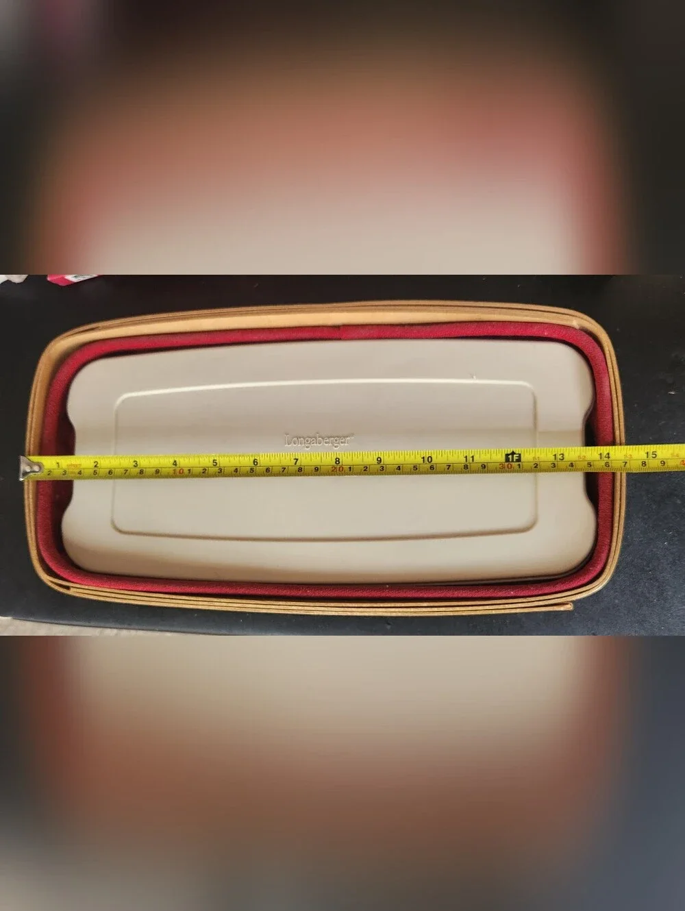 Longaberger Bread Basket w/Liner, Protector & Lid
